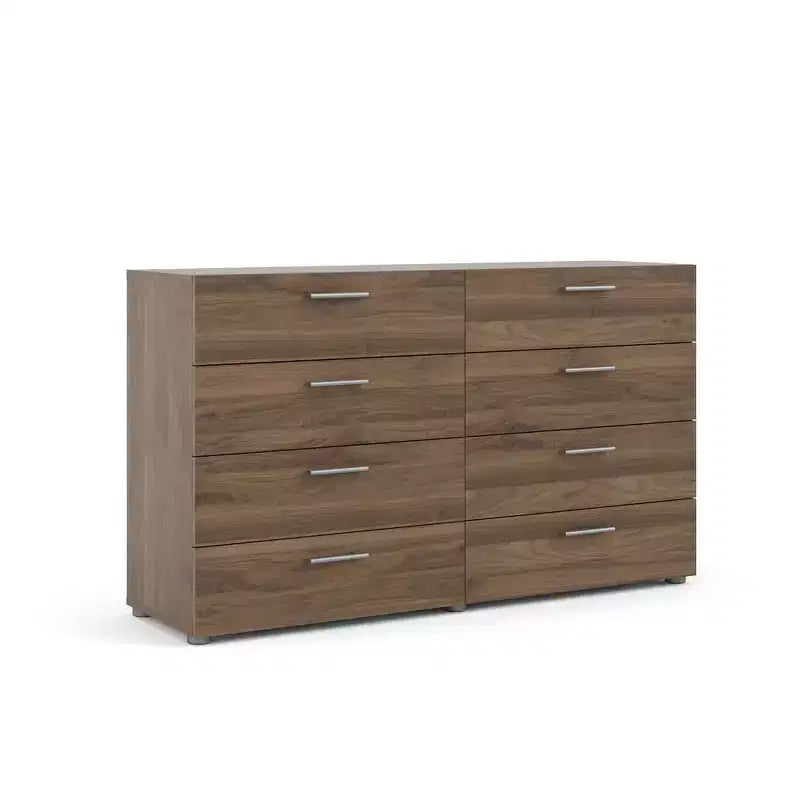 Commode double 8 tiroirs, Noyer