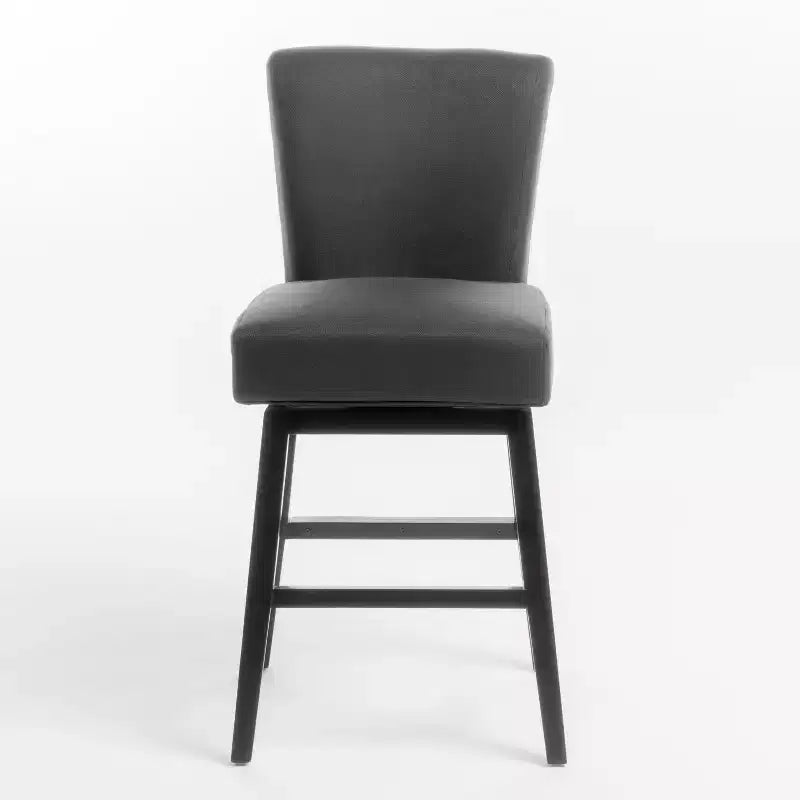 Tabouret de comptoir pivotant contemporain rembourré de 70 cm