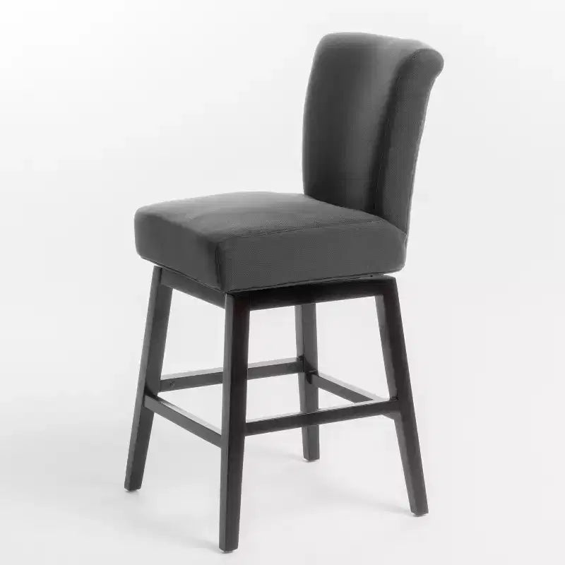 Tabouret de comptoir pivotant contemporain rembourré de 70 cm