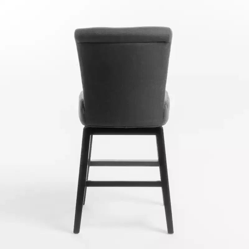 Tabouret de comptoir pivotant contemporain rembourré de 70 cm