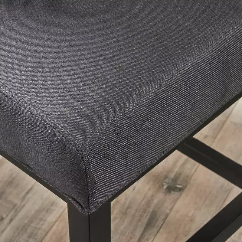Tabouret de comptoir pivotant contemporain rembourré de 70 cm