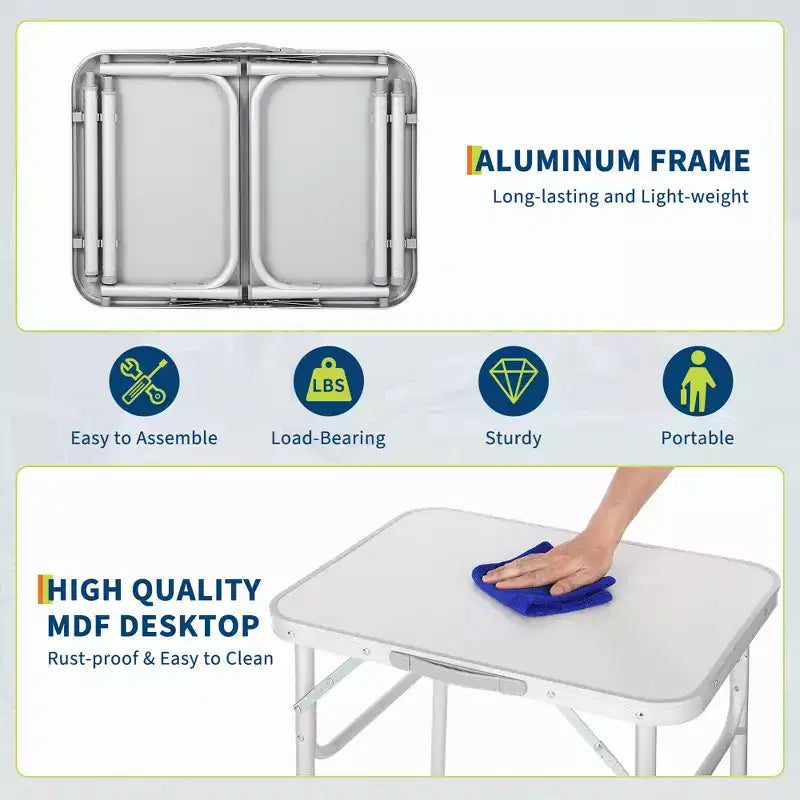 Table en MDF avec cadre en aluminium, bureau moderne, table compacte pour bureau à domicile
