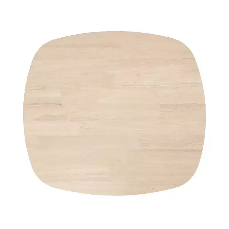 Table d'appoint en bois à deux niveaux, table d'appoint d'appoint avec finition naturelle pour salon ou chambre à coucher
