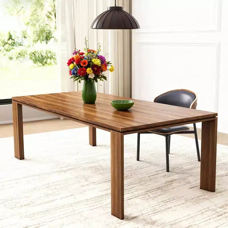 Table à manger en bois de 180 cm pour 6 à 8 personnes