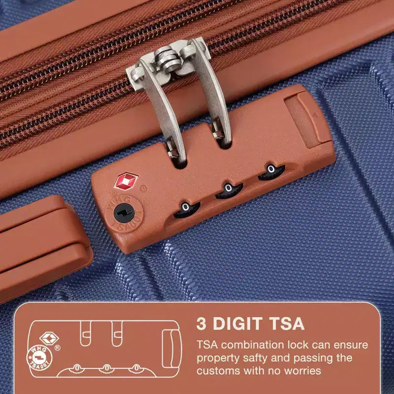 Valise cabine rigide extensible 20 pouces avec roulettes pivotantes