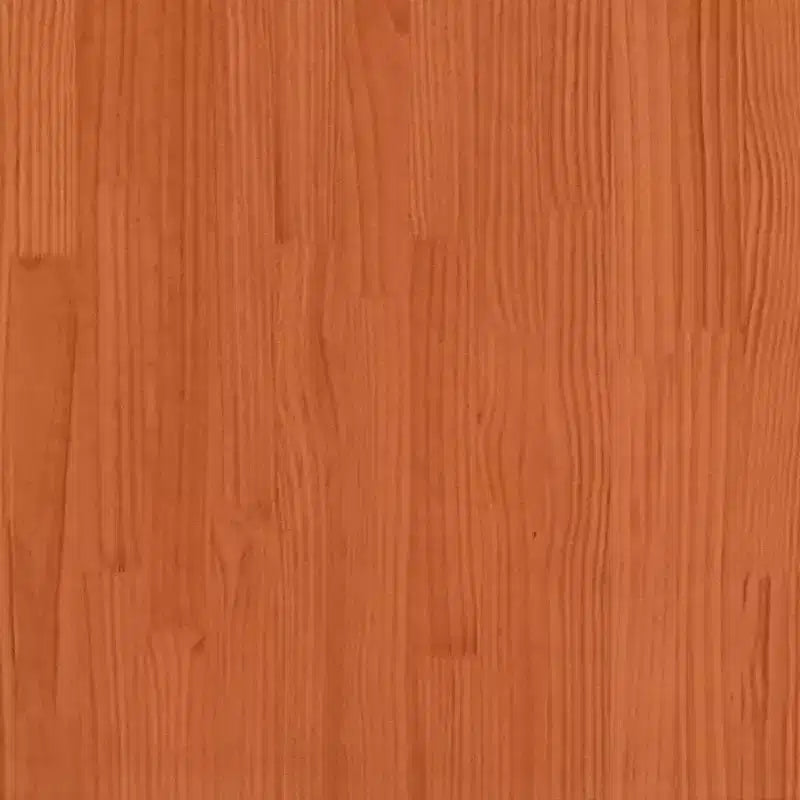 vidaXL Ensemble de canapés de jardin marron cire Bois de pin massif 5 pièces modulable