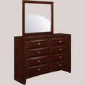 Miroir noir avec cadre en bois élégant, grand miroir moderne pour commode de chambre ou décoration murale
