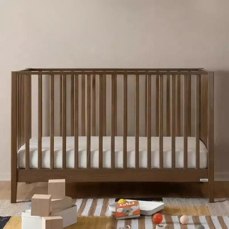 Lit de bébé 3-en-1 convertible, hêtre massif, certifié GREENGUARD Gold, fabriqué en Italie