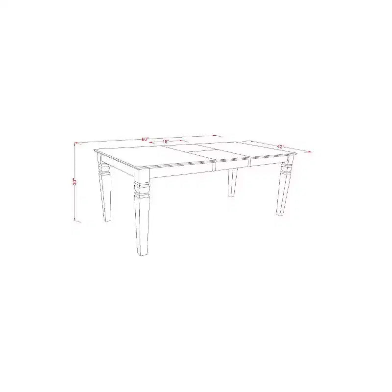 Ensemble Table de Cuisine 5 Pièces Table Rectangulaire avec Chaises - Salle à Manger 107/152 cm Pieds Blanc Lin Flamant Rose