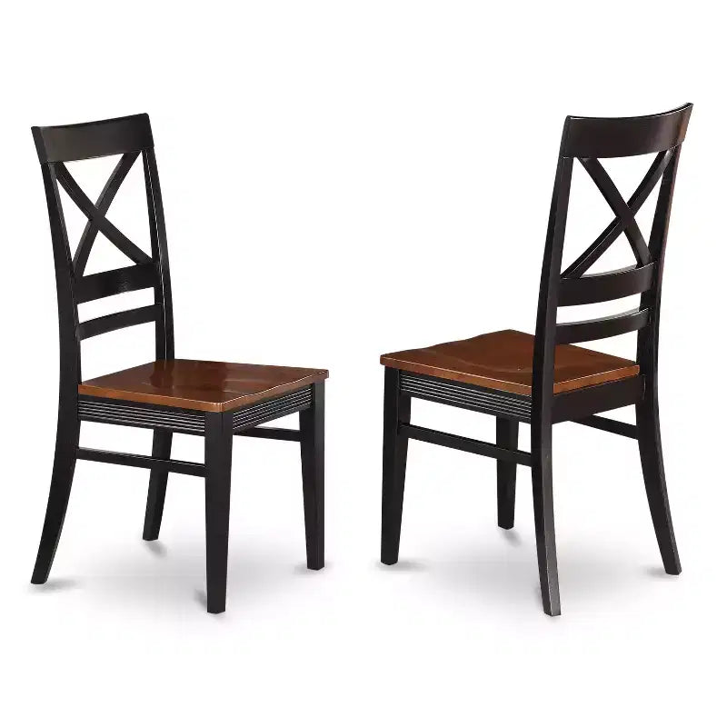Ensemble table et 4 chaises - Table et chaises Rococo Radiance - Meubles de salle à manger en bois dur d'Asie