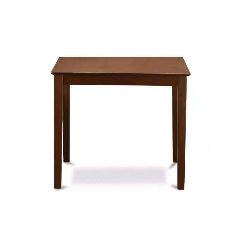 Ensemble de salle à manger hauteur comptoir - Table et chaises 3 pièces - Table de bar rembourrée en lin - Acajou 36x36 pouces