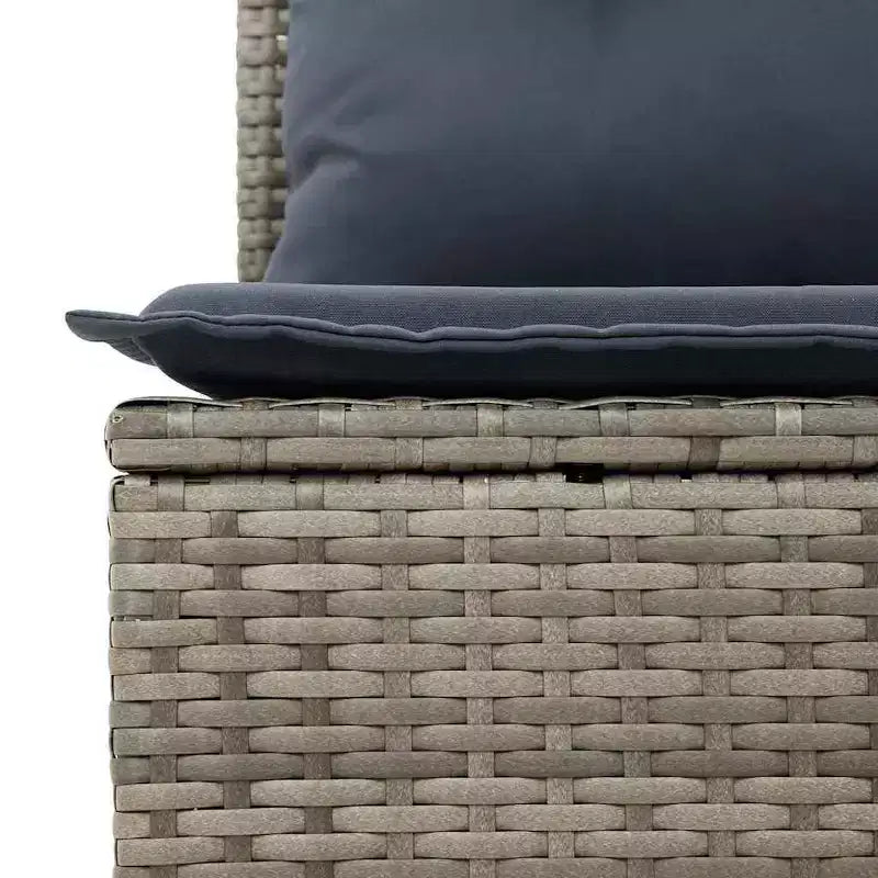 vidaXL Salon de jardin 6 pcs en résine tressée marron