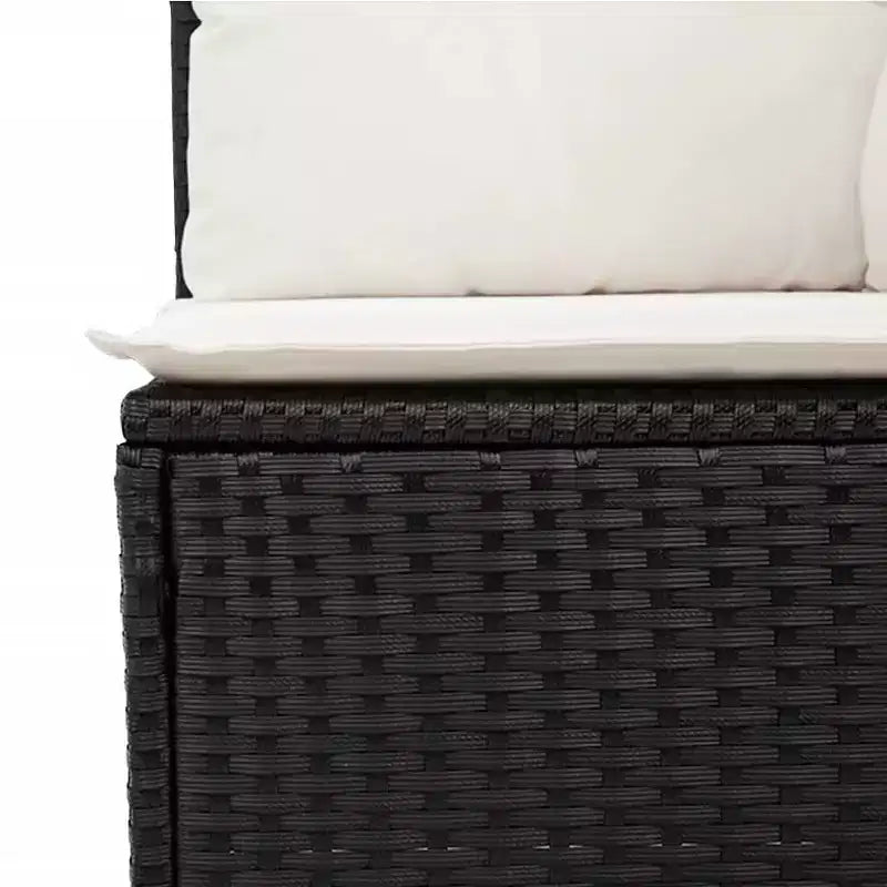 vidaXL Salon de jardin 9 pièces avec coussins en résine tressée, plusieurs coloris et modèles