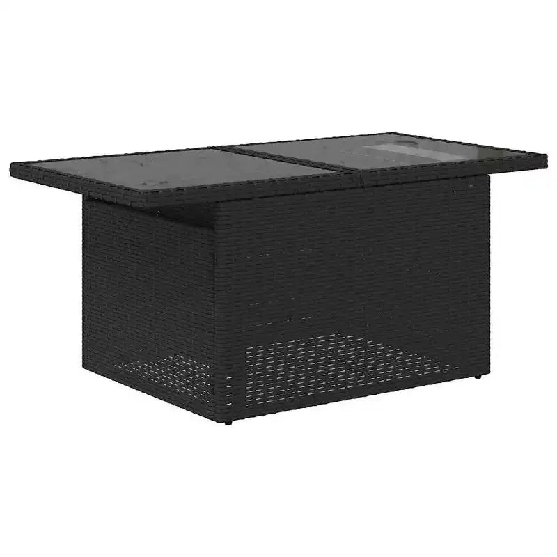 vidaXL Salon de jardin avec coussins et table d'extérieur 5 pièces en résine tressée