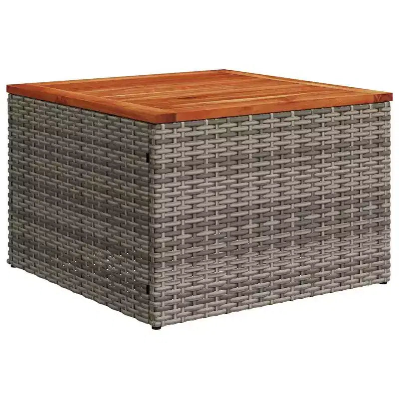 vidaXL Ensemble de canapés de jardin 5 pièces avec coussins en résine tressée gris