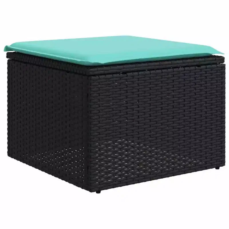 vidaXL Ensemble de canapés de jardin 5 pièces avec coussins en résine tressée gris