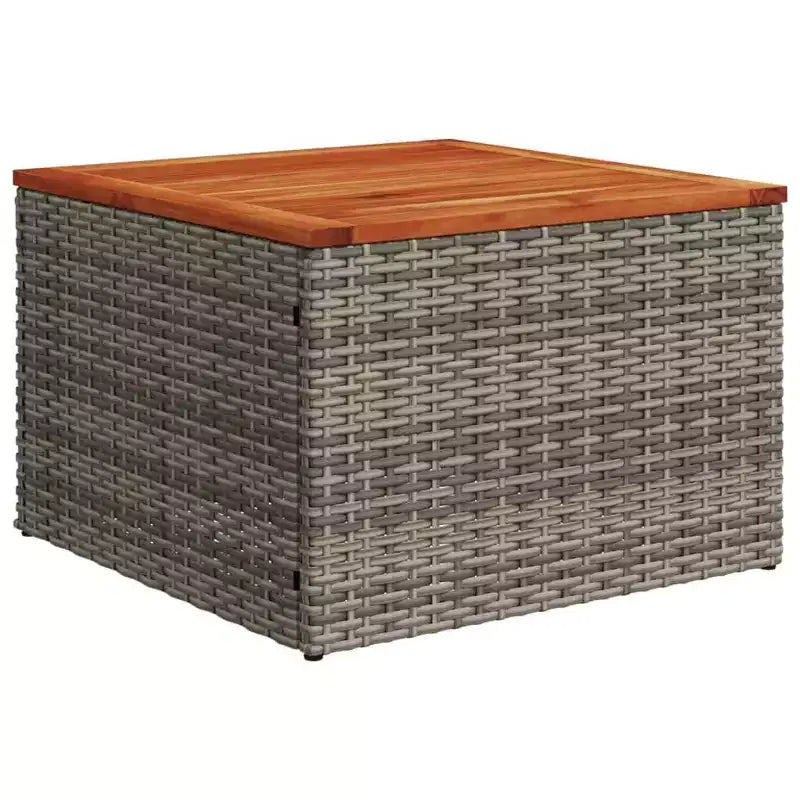 vidaXL Salon de jardin 8 pièces avec coussins, modulable en poly rotin, plusieurs coloris