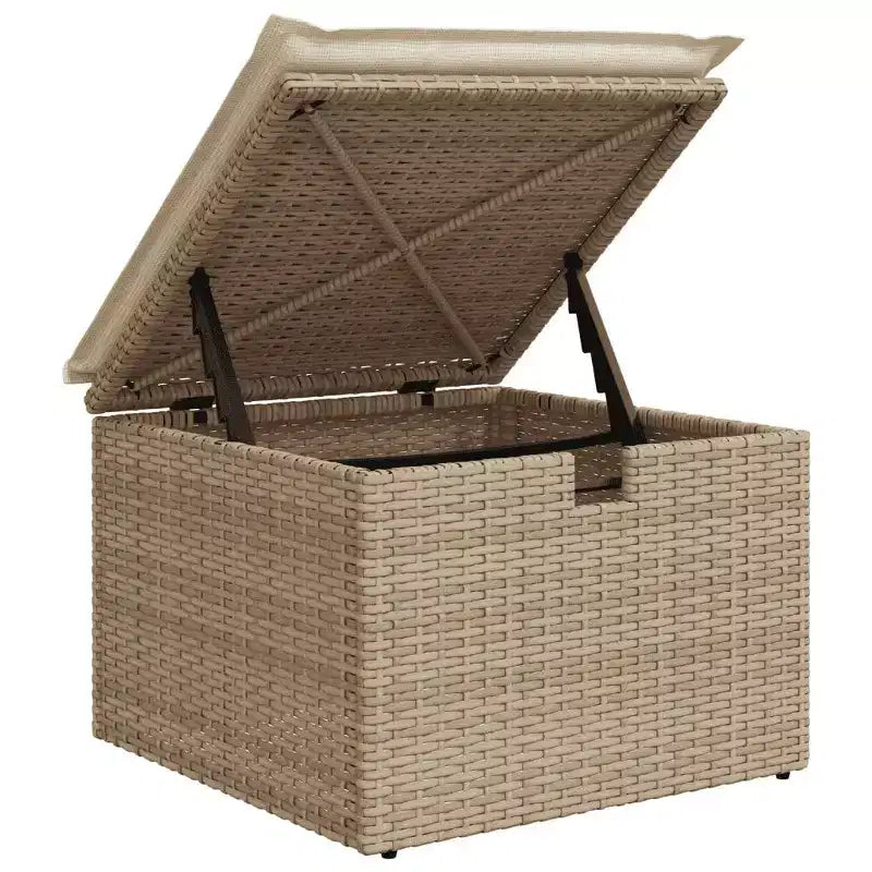 Ensemble de canapés de jardin VidaXL avec coussins - Résine tressée