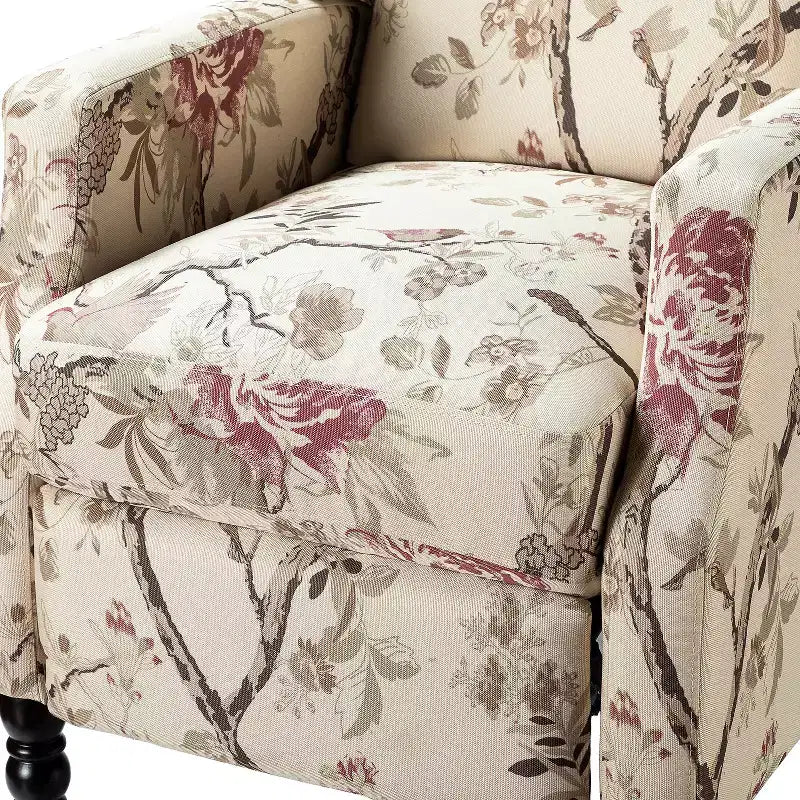 Fauteuil inclinable manuel moderne en polyester pour salon