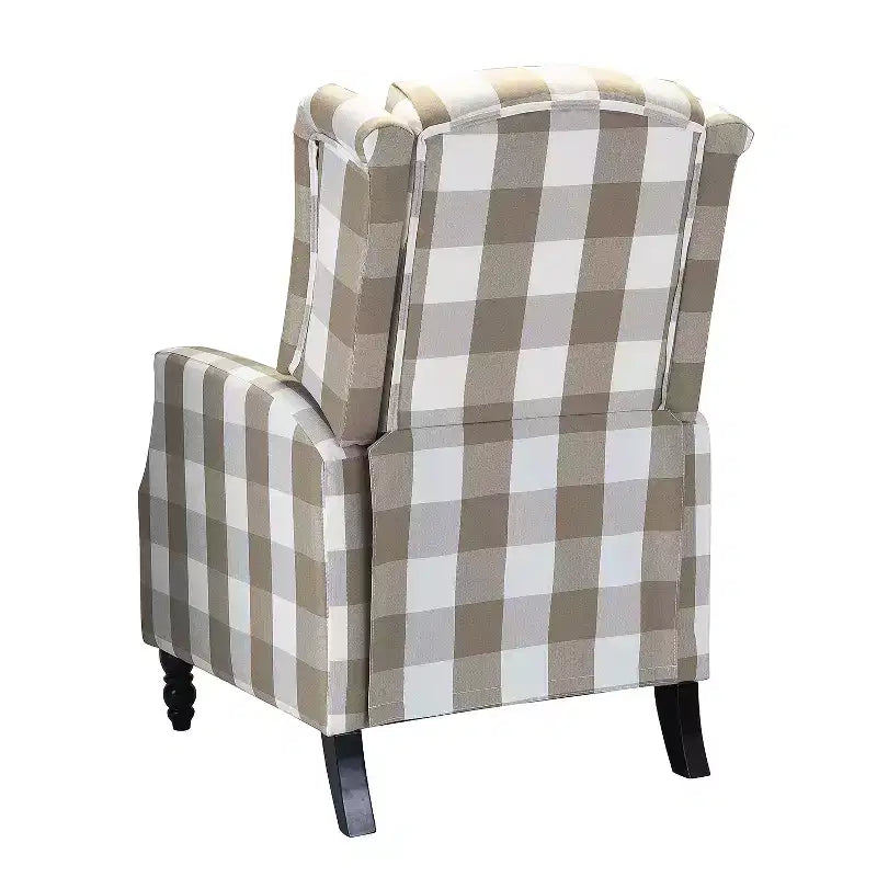 Fauteuil inclinable manuel moderne en polyester pour salon