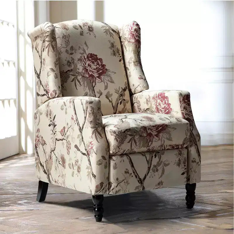 Fauteuil inclinable manuel moderne en polyester pour salon