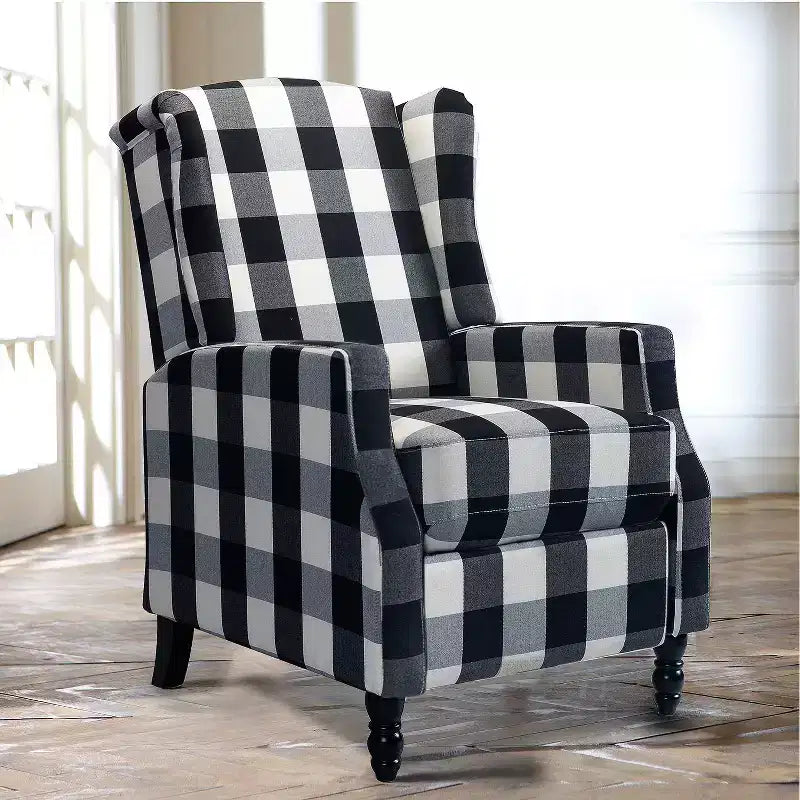 Fauteuil inclinable manuel moderne en polyester pour salon