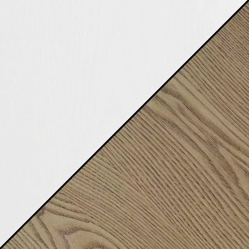 Table d'appoint carrée avec tiroir et étagère, Table d'appoint en bois dur noir