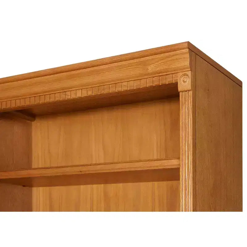 Bibliothèque en bois de 213 cm de haut avec 7 étagères, dispositif anti-basculement