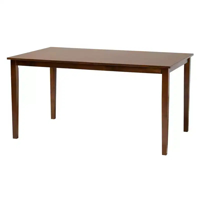 Ensemble de salle à manger moderne Baxton Studio Olympia en tissu et bois